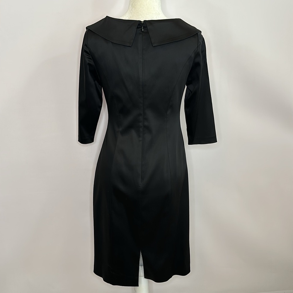 Kay Unger Shawl Collar Sheath Dress - Picture 6 of 9